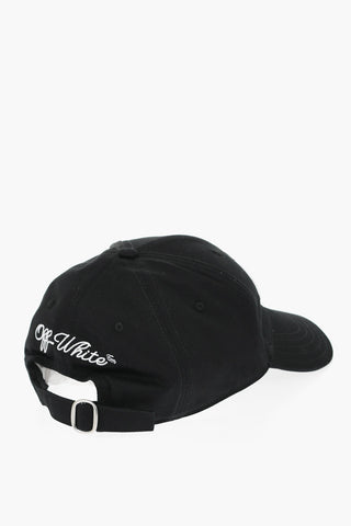 Cappello Baseball in Twill di Cotone con Dettagli in Rilievo