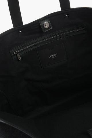 Denim Maxi DAY OFF Weekend Bag with Leather Details