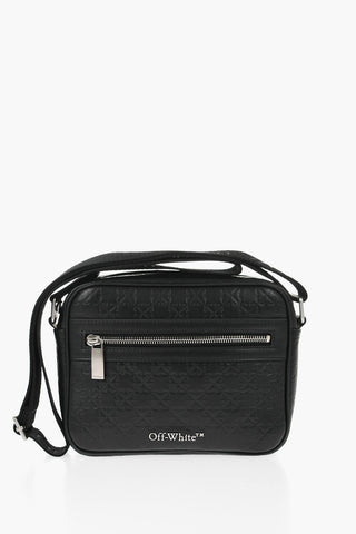 Camera Bag in Pelle con Monogram All-Over