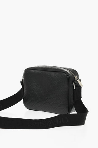 Camera Bag in Pelle con Monogram All-Over