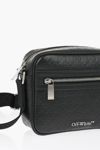 Camera Bag in Pelle con Monogram All-Over