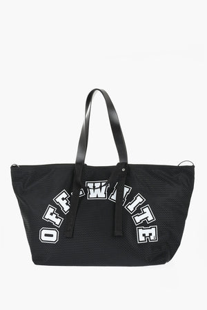 Weekend Bag DAY OFF Perforated With Contrast Print