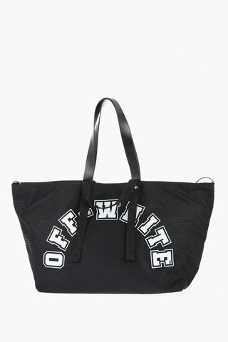 Weekend Bag DAY OFF Perforated With Contrast Print