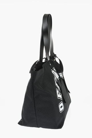 Weekend Bag DAY OFF Perforated With Contrast Print