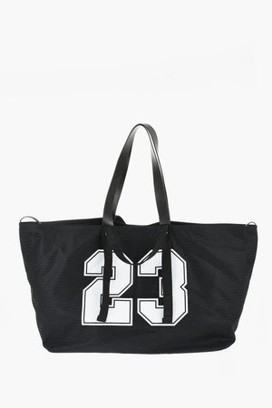 Weekend Bag DAY OFF Perforated With Contrast Print