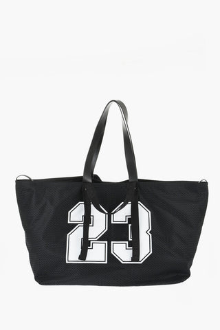 Weekend Bag DAY OFF Perforated With Contrast Print