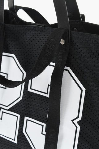 Weekend Bag DAY OFF Perforated With Contrast Print