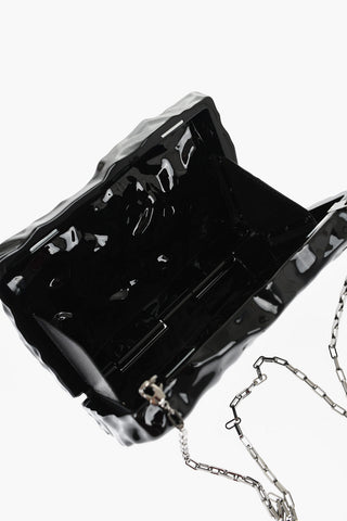 Embossed Crushed Sculpture Rigid Clutch