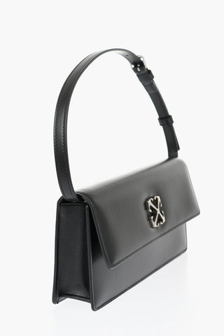 Borsa a Spalla JITNEY 1.0 in Pelle con Dettaglio Argentato
