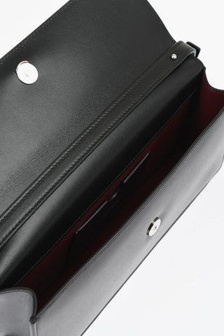 Leather JITNEY 1.0 Shoulder Bag with Silver-Tone Detail