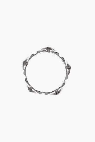 Silver-Tone MULTI ARROW Ring