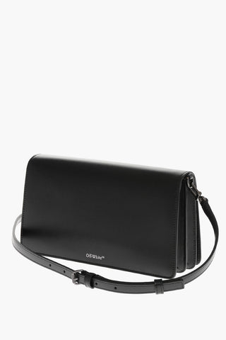 Leather JITNEY 1.7 Crossbody Bag with Silver-Tone Logo