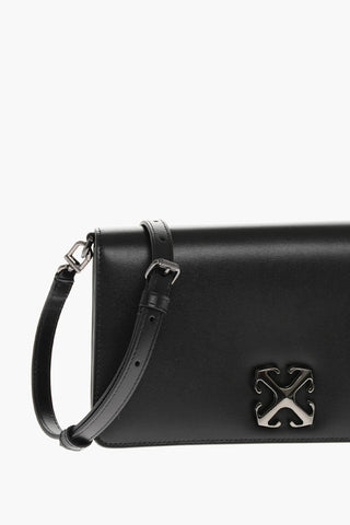 Leather JITNEY 1.7 Crossbody Bag with Silver-Tone Logo