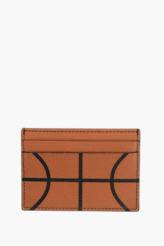 Portacarte Basketball in Pelle Martellata 