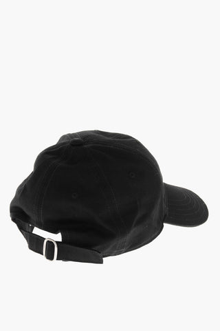 Cappello Baseball in Tinta Unita con Logo a Contrasto