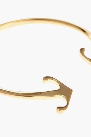 Collana Torque MONO ARROW in Ottone Effetto Dorato