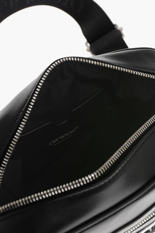 Camera Bag in Pelle con Patches