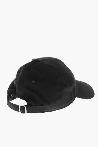 Solid Color Cap with Contrasting Logo
