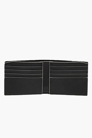 Portafoglio in Pelle Saffiano con Monogram a Contrasto