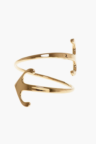Brass MONO ARROW Rigid Bracelet