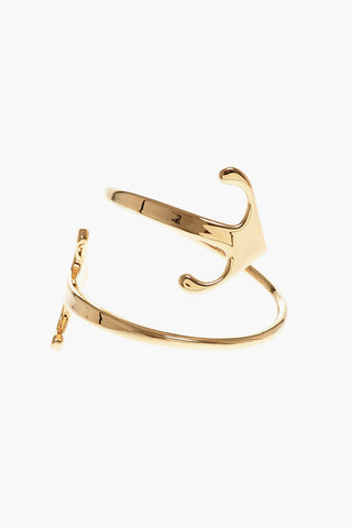 Brass MONO ARROW Rigid Bracelet