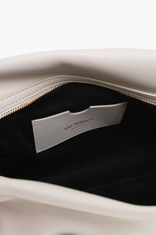 Solid Color Leather Clutch