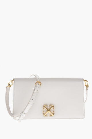 Leather JITNEY 1.7 Crossbody Bag with Golden Logo