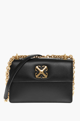 Leather JITNEY 2.0 Shoulder Bag with Golden Details