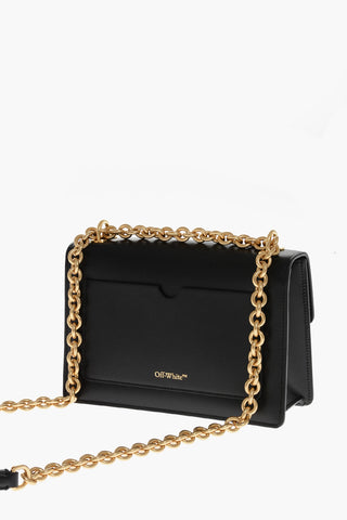 Leather JITNEY 2.0 Shoulder Bag with Golden Details