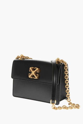 Leather JITNEY 2.0 Shoulder Bag with Golden Details