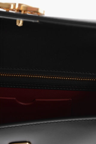 Leather JITNEY 2.0 Shoulder Bag with Golden Details