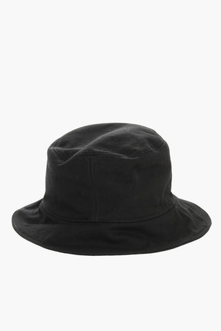 Denim Bucket Hat with Tone on Tone Logo