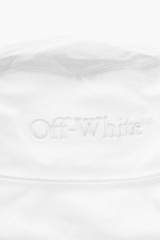 Cappello Bucket in Tinta Unita con Logo in Rilievo