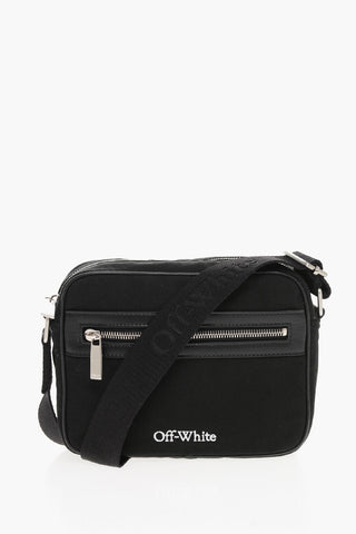 Canvas Camera Bag with Embroidered Logo