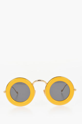 Round Sunglasses with Metal Frame