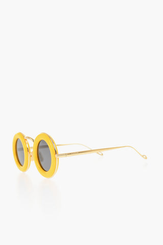 Round Sunglasses with Metal Frame