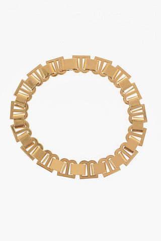 Gold-Tone Brass Necklace with BB Monogram