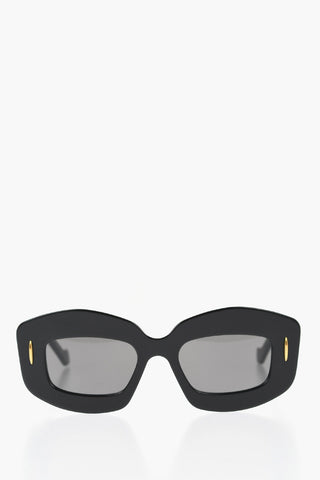 Solid Color Sunglasses with Golden Details