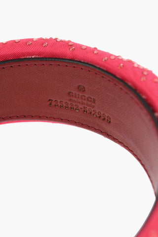 Cerchietto Per Capelli Con Monogram in Strass