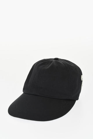 Cotton Twill Cap with Contrast Logo Print