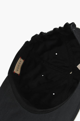 Cotton Twill Cap with Contrast Logo Print