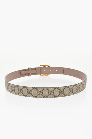 Monogram Motif Leather Belt with GG Buckle 30mm