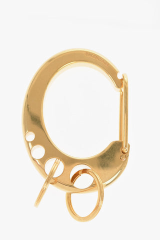 Golden-Effect Stiff Bracelet