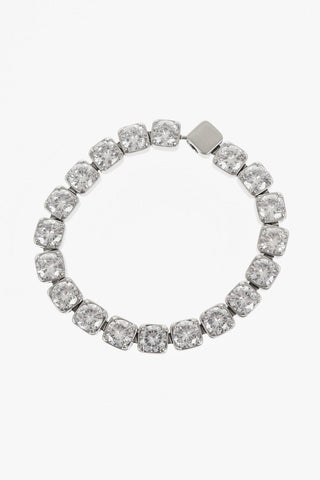 Zircon Bracelet With Engraved Logo