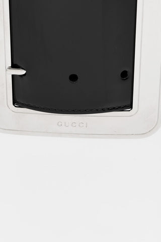 Maxi-Gürtel aus Lackleder 95mm