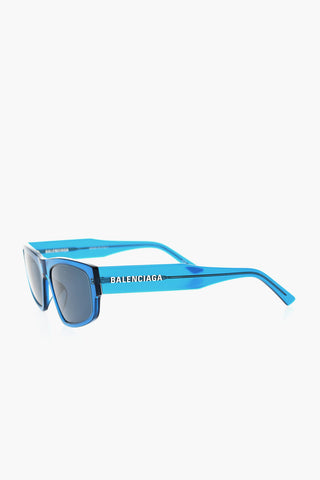 Solid Color Oval-Frame Sunglasses