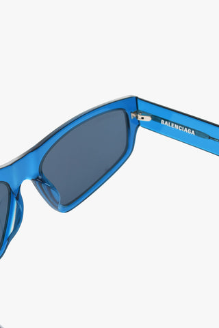 Solid Color Oval-Frame Sunglasses