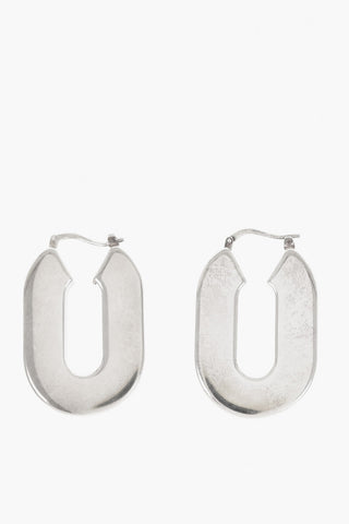 Brass Hoop Earrings