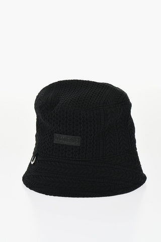 Braided Motif Knitted LE BOB BELO Bucket Hat