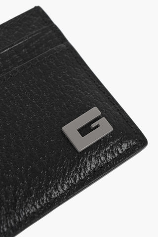 Portacarte in Pelle Martellata con Monogram